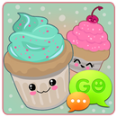 GO SMS Pro Sweet Cupcake Theme APK