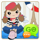 GO SMS Pro Sweet Paris Theme APK