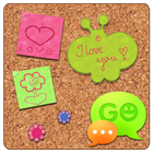 GO SMS Sweet Pinboard Theme icône