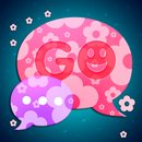 GO SMS Pink Floral Theme APK