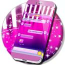Rosa Neon Gradient SMS Theme APK