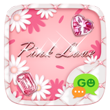 (FREE) GO SMS PINK LOVE THEME иконка