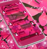 Pink SMS Theme imagem de tela 3