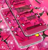 Pink SMS Theme imagem de tela 1