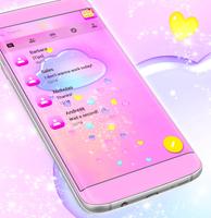 Cute Hearts SMS Theme Ekran Görüntüsü 2