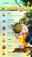 (FREE) GO SMS PRIMEVAL FOREST THEME syot layar 1