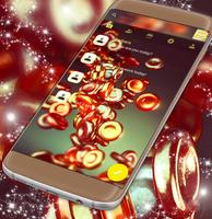 3D Gold Coins SMS poster