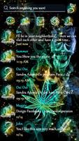 (FREE) GO SMS PSYCHEDELIC THEME ภาพหน้าจอ 1