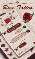 (FREE) GO SMS ROSE TATTOO THEME Cartaz