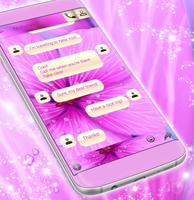 Rose Water Drops SMS Theme Screenshot 3