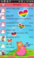 GO SMS Rainbow Theme Free 海報