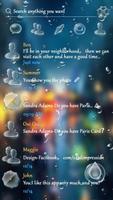 (FREE) GO SMS RAINDROP THEME ảnh chụp màn hình 1