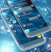 Water 3d SMS Theme screenshot 1