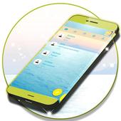 Water Drop SMS Message icône