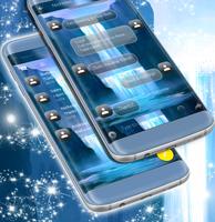 Waterfall Theme SMS скриншот 1