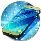 2017 Free Blue SMS Theme ícone