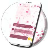 Pink Pandas SMS Theme biểu tượng