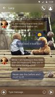 (FREE) GO SMS PRO TEDDY THEME スクリーンショット 2