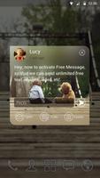 (FREE) GO SMS PRO TEDDY THEME screenshot 3