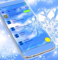 Theme Winter for SMS تصوير الشاشة 2