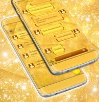 SMS Theme Gold স্ক্রিনশট 1