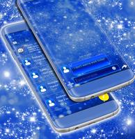 SMS Blue Tema captura de pantalla 1
