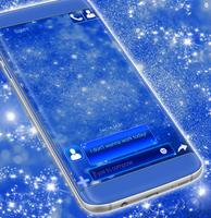 SMS Blue Tema captura de pantalla 2