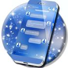 Tema de SMS Azul icono