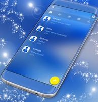 Tema de SMS Azul Poster