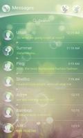 (FREE) GO SMS BUBBLE THEME تصوير الشاشة 1