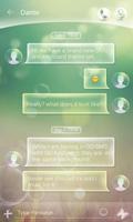 (FREE) GO SMS BUBBLE THEME capture d'écran 2