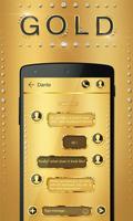 (FREE) GO SMS GOLD THEME Affiche