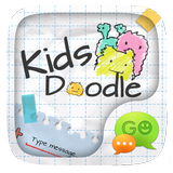 (FREE) GO SMS KID DOODLE THEME أيقونة