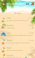 (FREE) GO SMS SUMMER THEME screenshot 1