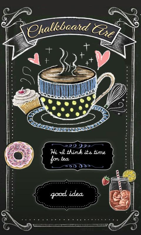 free go sms chalkboard theme for android apk download