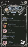 (FREE) GO SMS CHALKBOARD THEME ảnh chụp màn hình 1