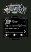 (FREE) GO SMS CHALKBOARD THEME ảnh chụp màn hình 3