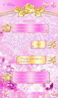 （FREE）GO SMS GOLDEN ROSE THEME Ekran Görüntüsü 2