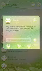 Descargar APK de (FREE) GO SMS PRO LEAVES THEME