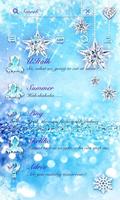 (FREE) GO SMS SNOWFLAKE THEME capture d'écran 1