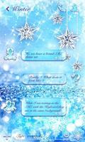 (FREE) GO SMS SNOWFLAKE THEME capture d'écran 2