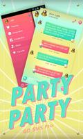 (FREE) GO SMS PARTYPARTY THEME پوسٹر