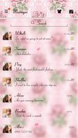 (FREE) GO SMS PRO ROSE THEME capture d'écran 1