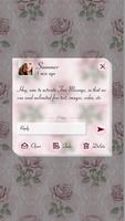 (FREE) GO SMS PRO ROSE THEME capture d'écran 3