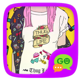 (FREE) GO SMS THUG GIRL THEME biểu tượng