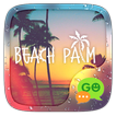 (FREE) GO SMS BEACH PALM THEME