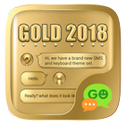 (FREE) GO SMS GOLD 2018 THEME icône