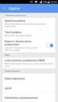 GO SMS Pro Polish language poster