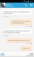 GO SMS Pro Free Message Plugin ภาพหน้าจอ 1