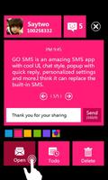Poster GO SMS PRO WP8 Popup ThemeEX